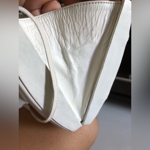 Barbara Bolan Too vintage white clutch purse - Picture 9 of 16